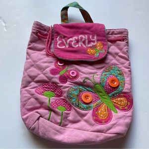 Stephen Joseph's Butterfly Quilted Backpack